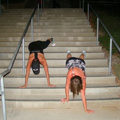 Our Fun Stair Work Out, Includes much more !!!