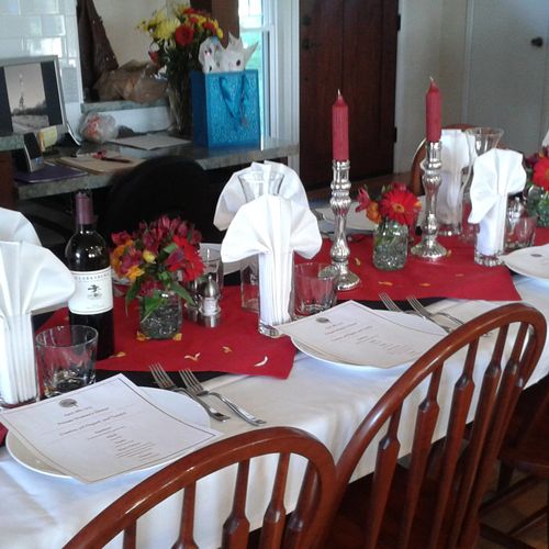 Private In-home Birthday Party (4 Course Dinner) -