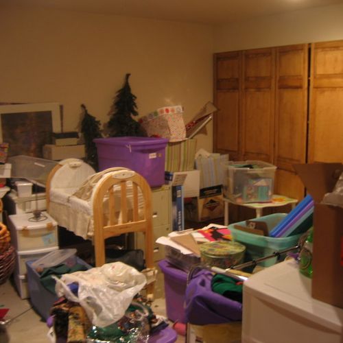 A home craft room "before"