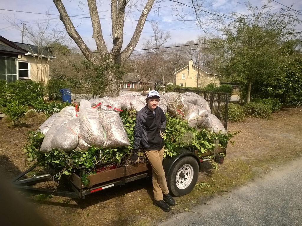 My brother, David, getting his prune on.