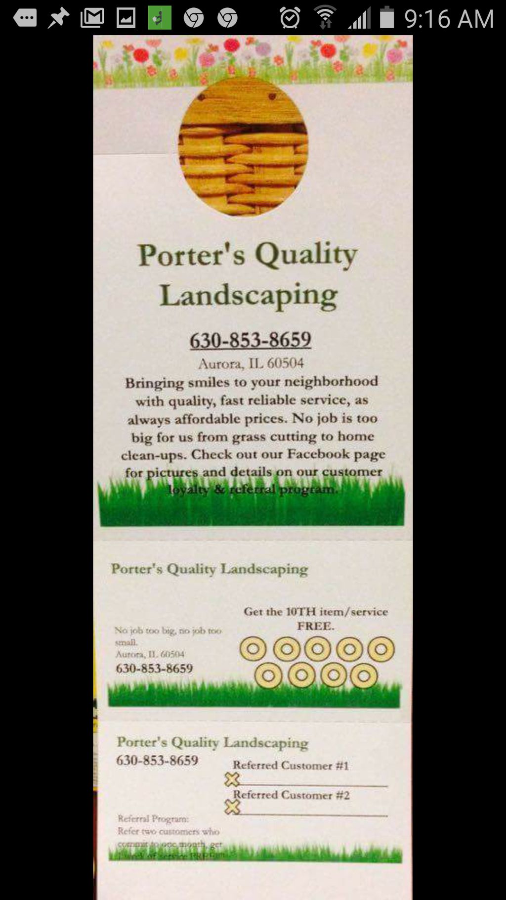 Porter's Quality Landscaping