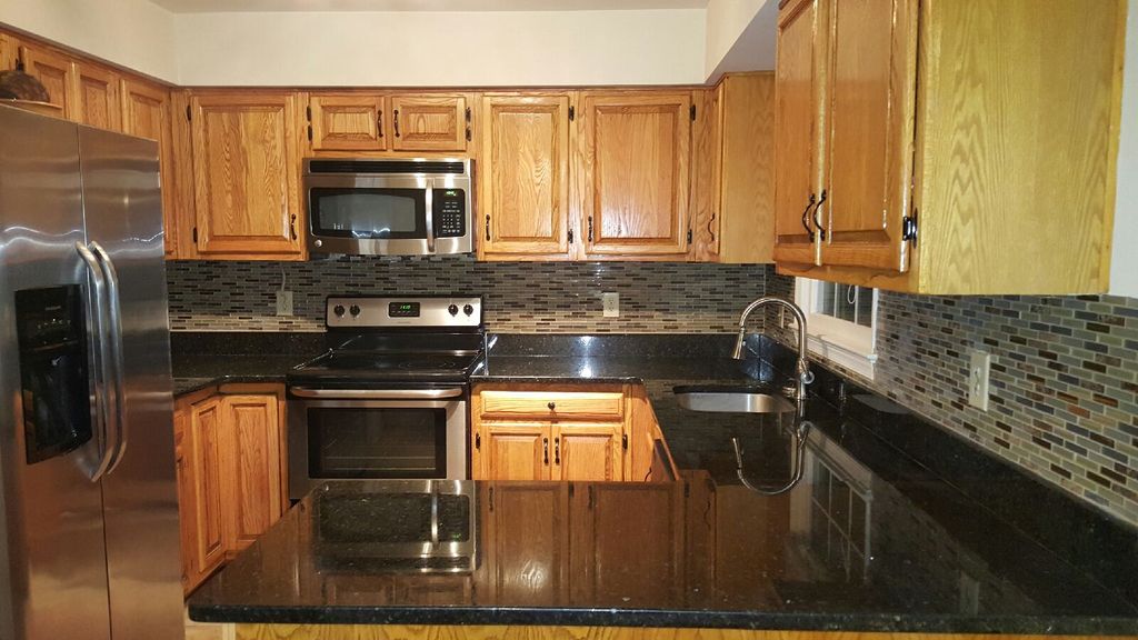 Kitchen back splash completed.