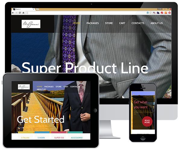 Zianni Italian Suits from Los Angeles, CA is a ful
