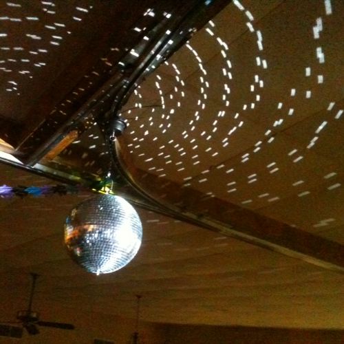 Slow dancin' with the disco ball. Brings back memo