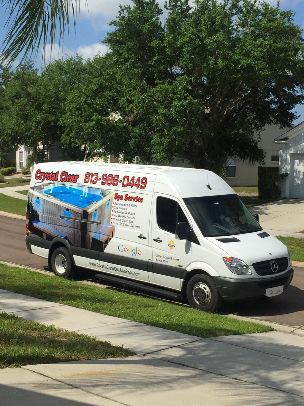 Our vans come fully stocked- to your door.