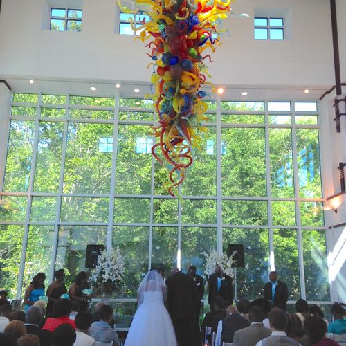 Wedding ceremony at MOCA