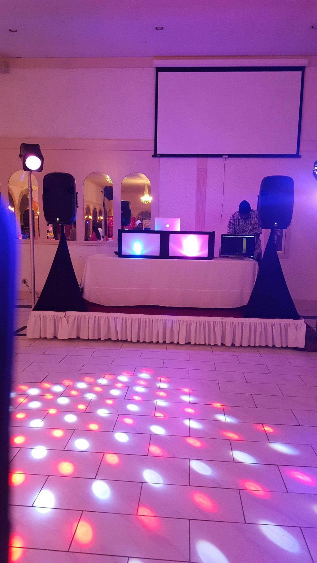 Sweet 16 set up at Barrister House. 