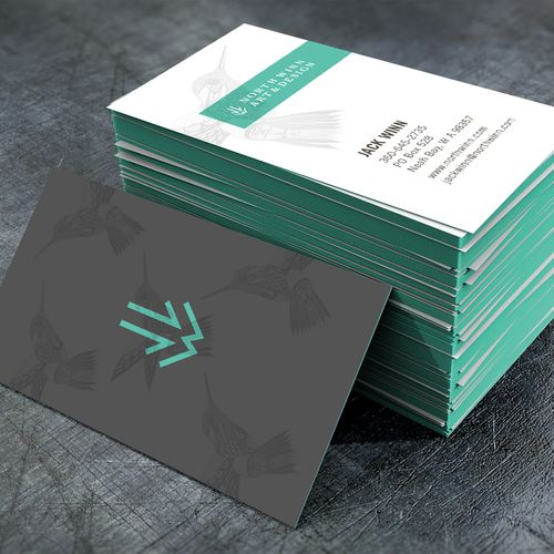 Logo Design and business card layout for North Win