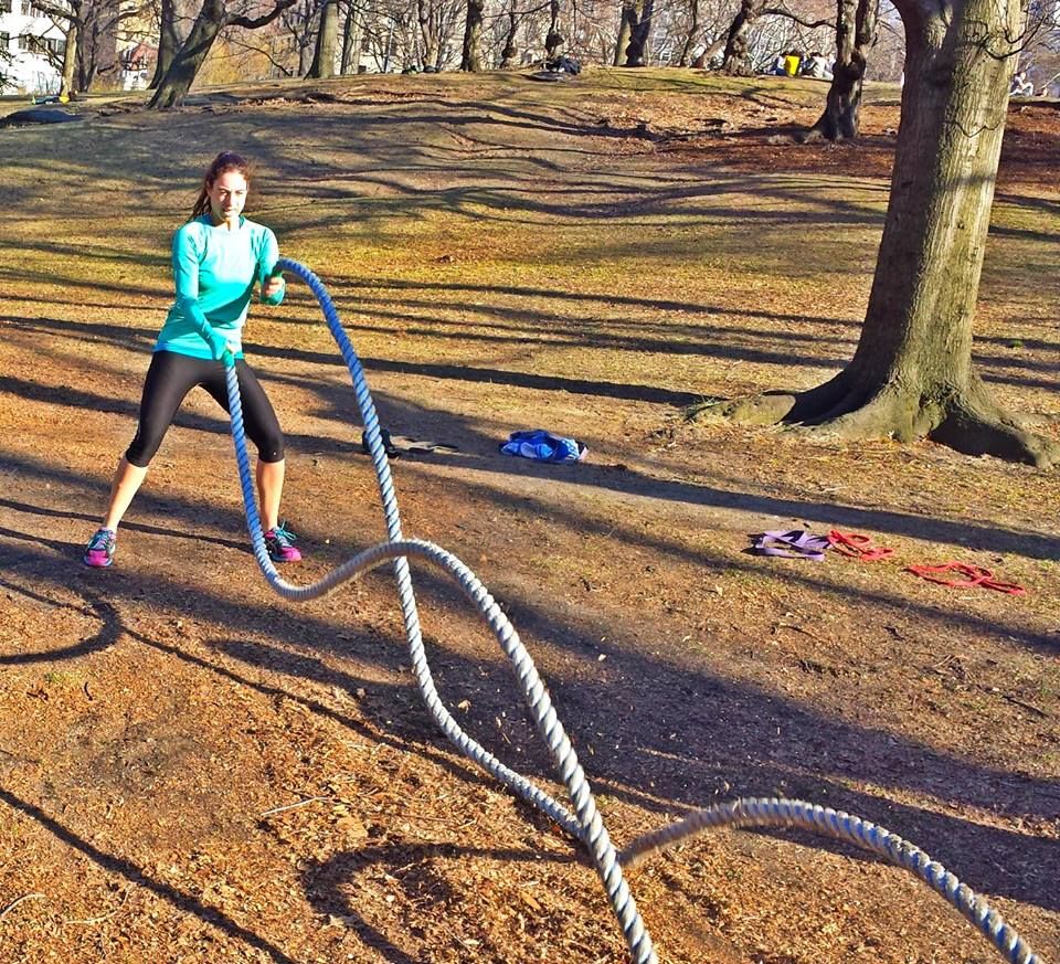 Central Park Boot Camp Class