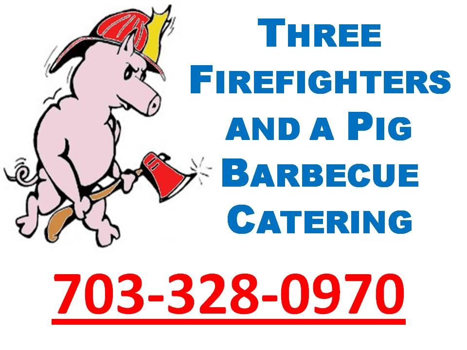 Three Firefighters and A Pig