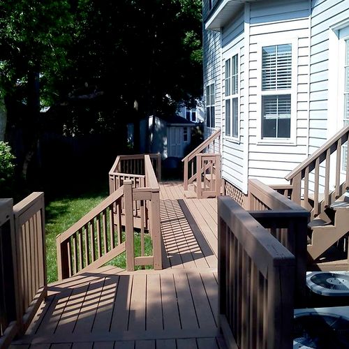 Deck Stained by All Day Painting In Virginia Beach