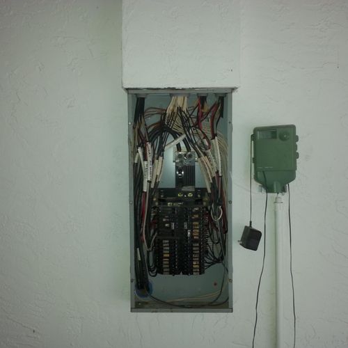 Replacing electrical panel from start