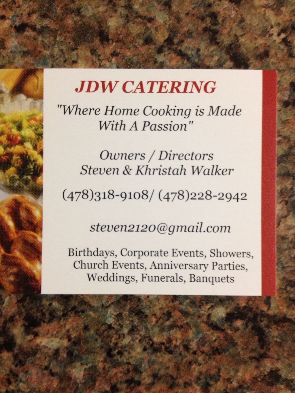 JDW Catering Services