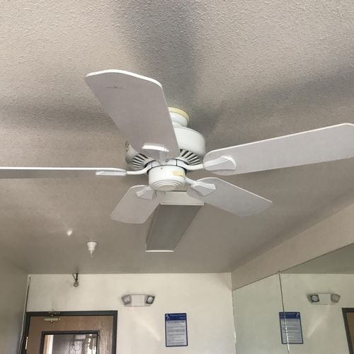 fan installed.