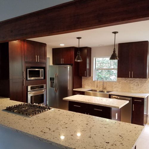 Totally new Kitchen - cabinets - countertops - lam