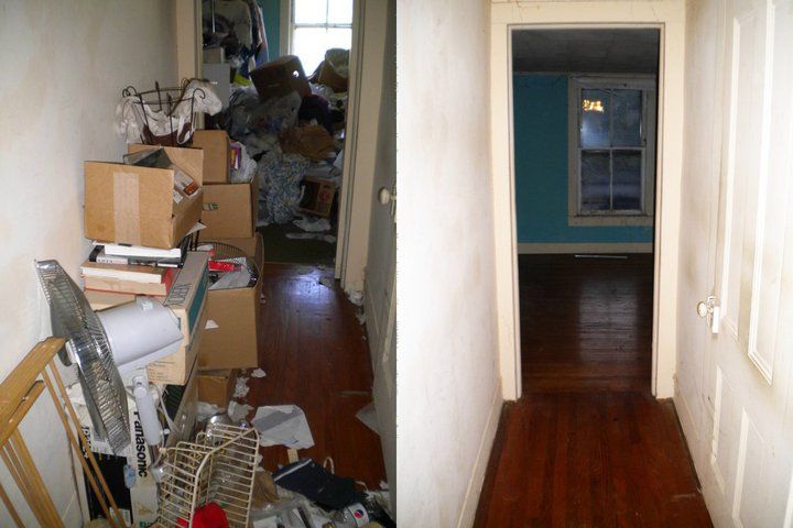 Extra Large Hoarding Job Job before and afters