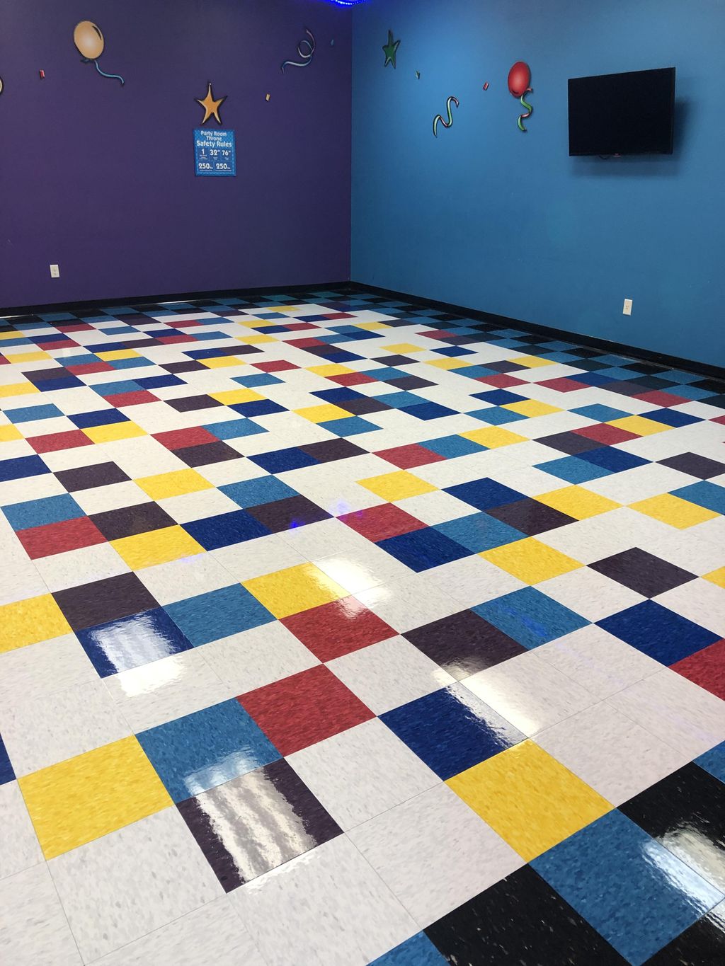 Waxing Floors - After