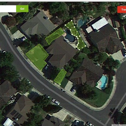 For Gmaps, we built a simple measurement tool for 