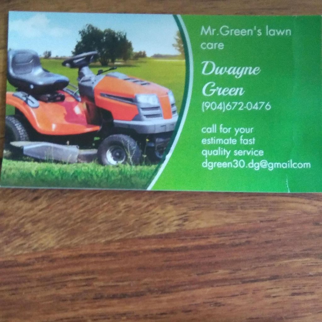 Mr. Greens lawn care