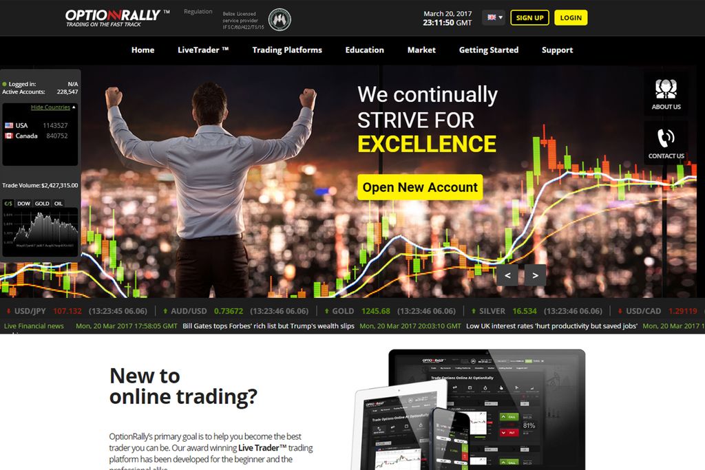 OptionRally- Binary Option Trading Company