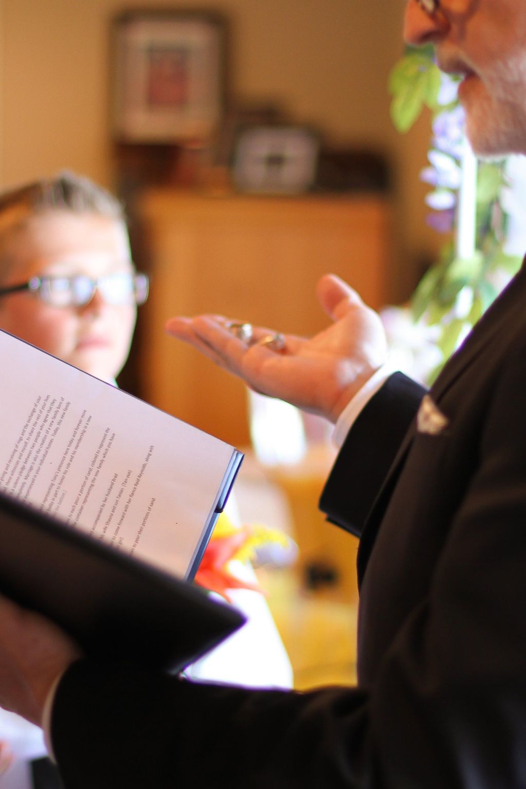 Blessing of the Rings (with the young ring-bearer 