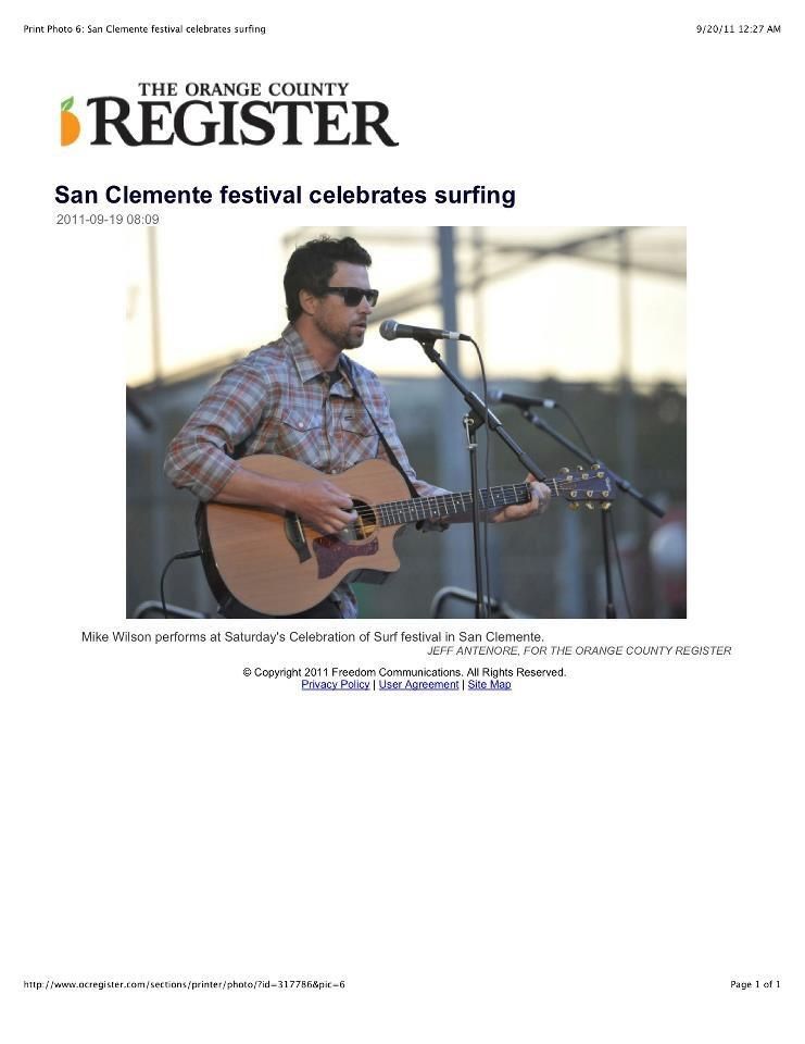 OC REGISTER FEATURED ARTIST