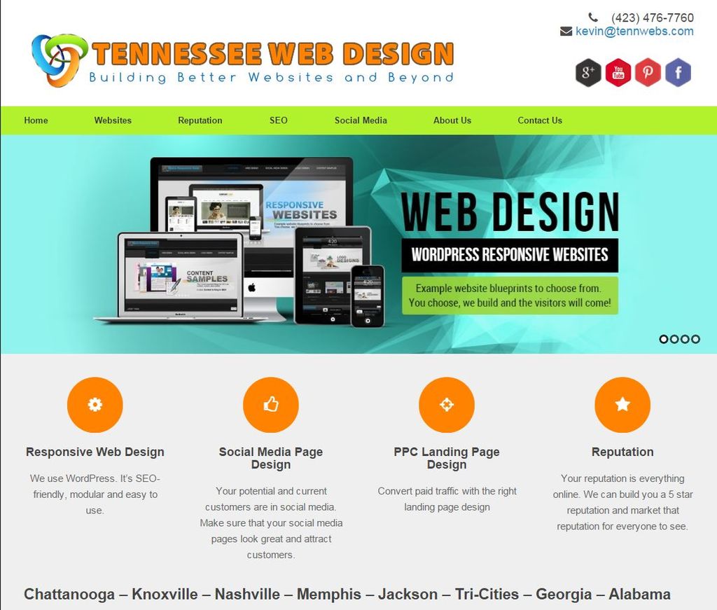 Tennessee Web Design in Cleveland TN