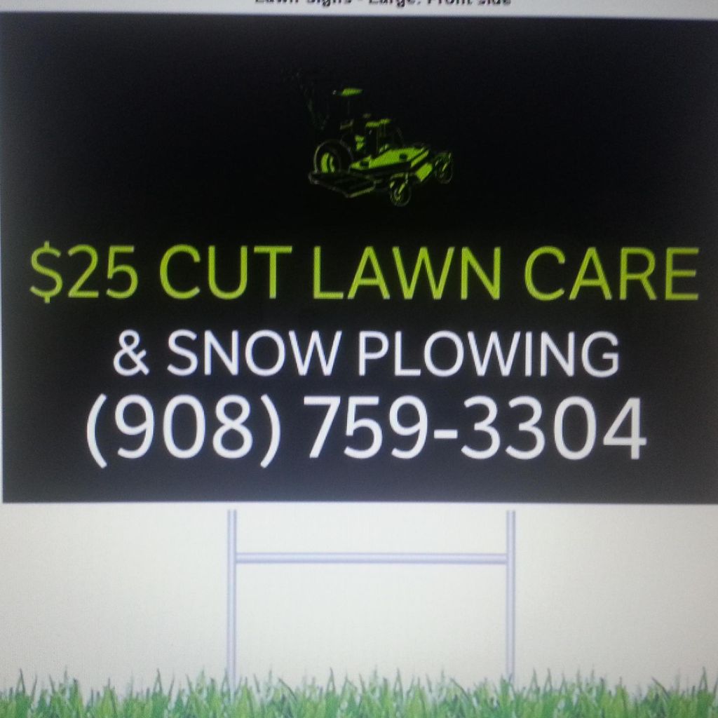 $25 Cut Landscaping and Snowplowing