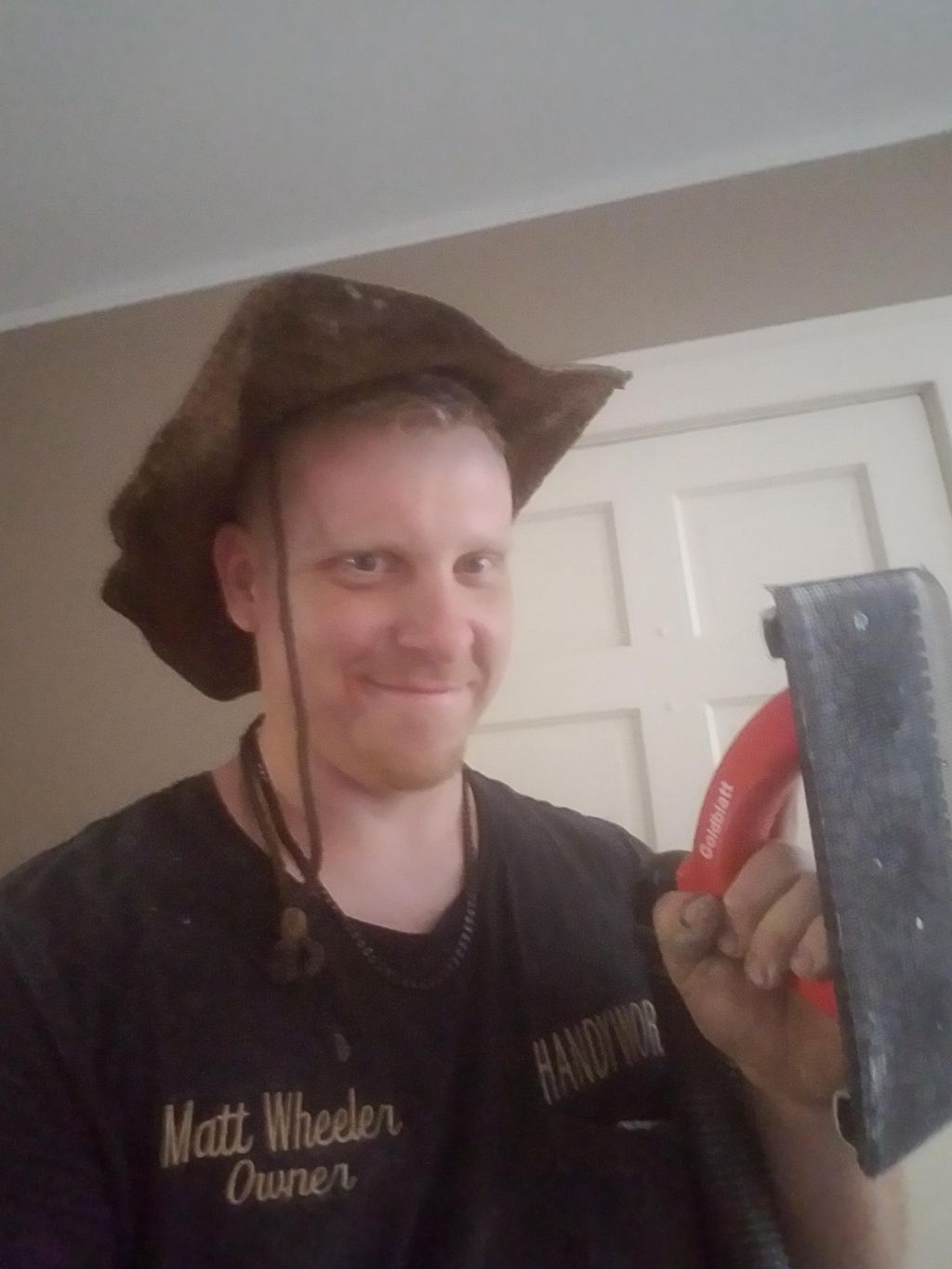 New sheetrock dust eliminating sander