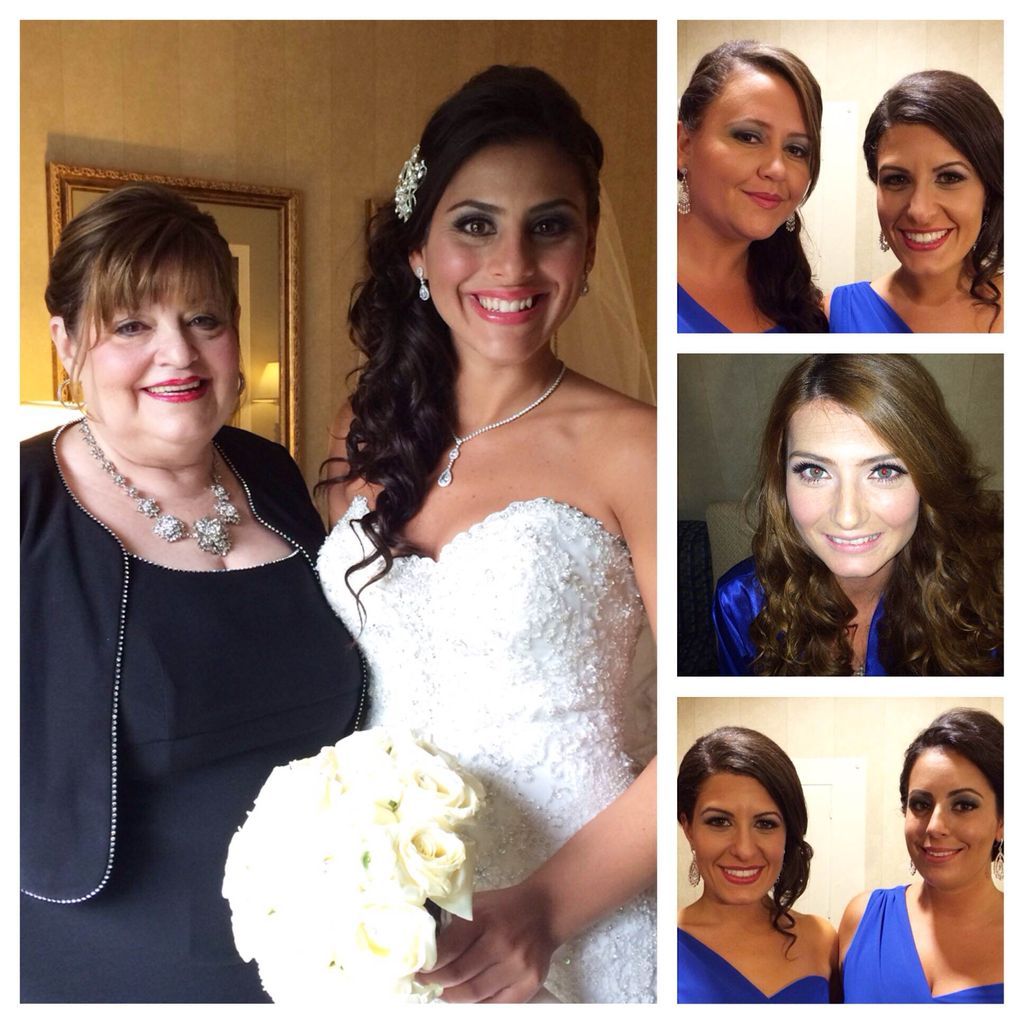 Airbrush make up for Bride, tradtional application