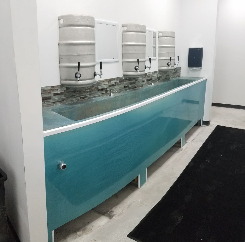 custom sink at 81bay brewery