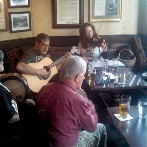 DeVere's Irish Pub Spring 2014 with my band, Stepp