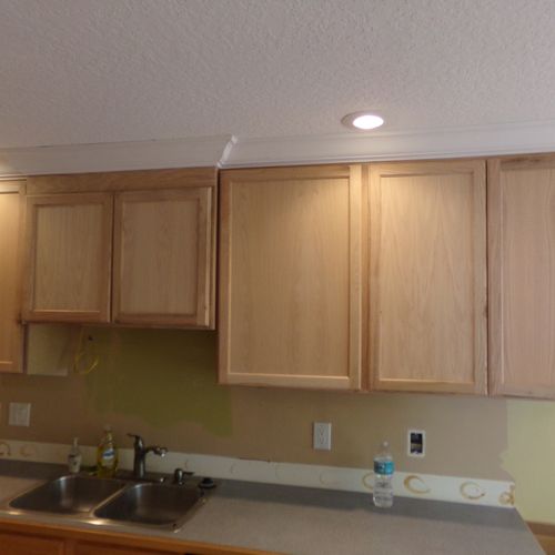 Cabinets and Crown Molding