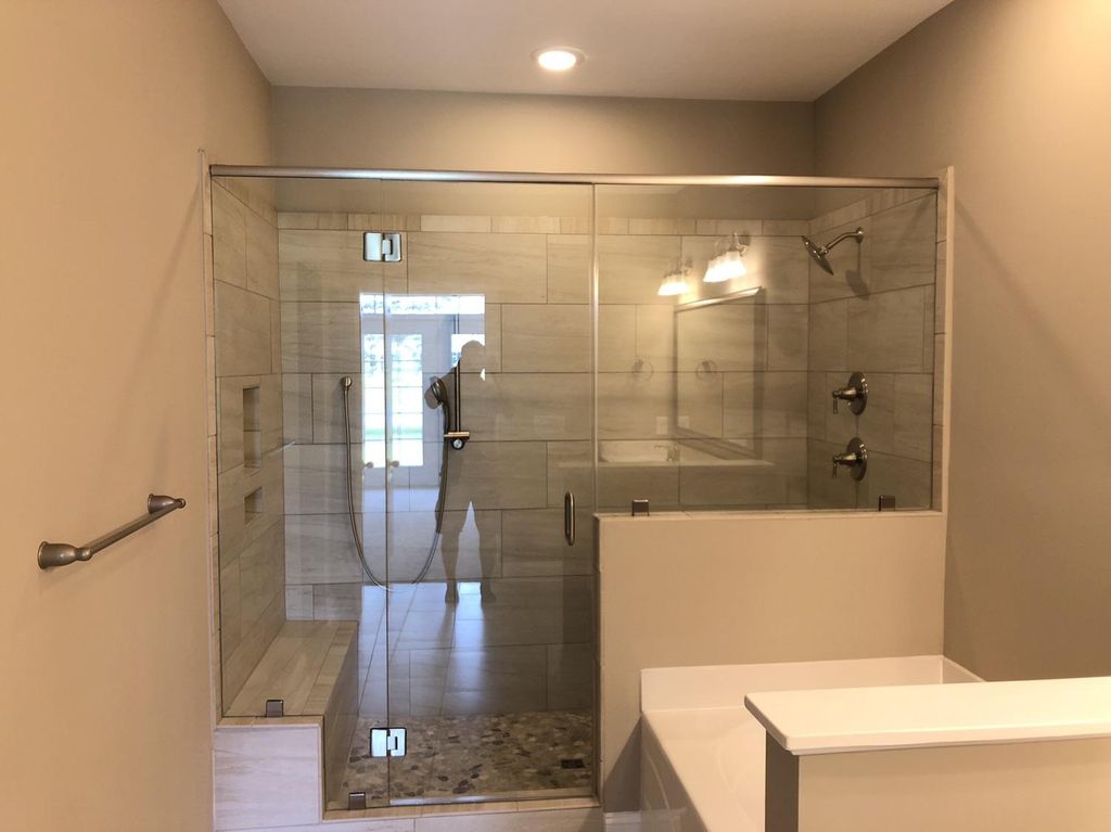 06/18-Shower glass install- Summeville