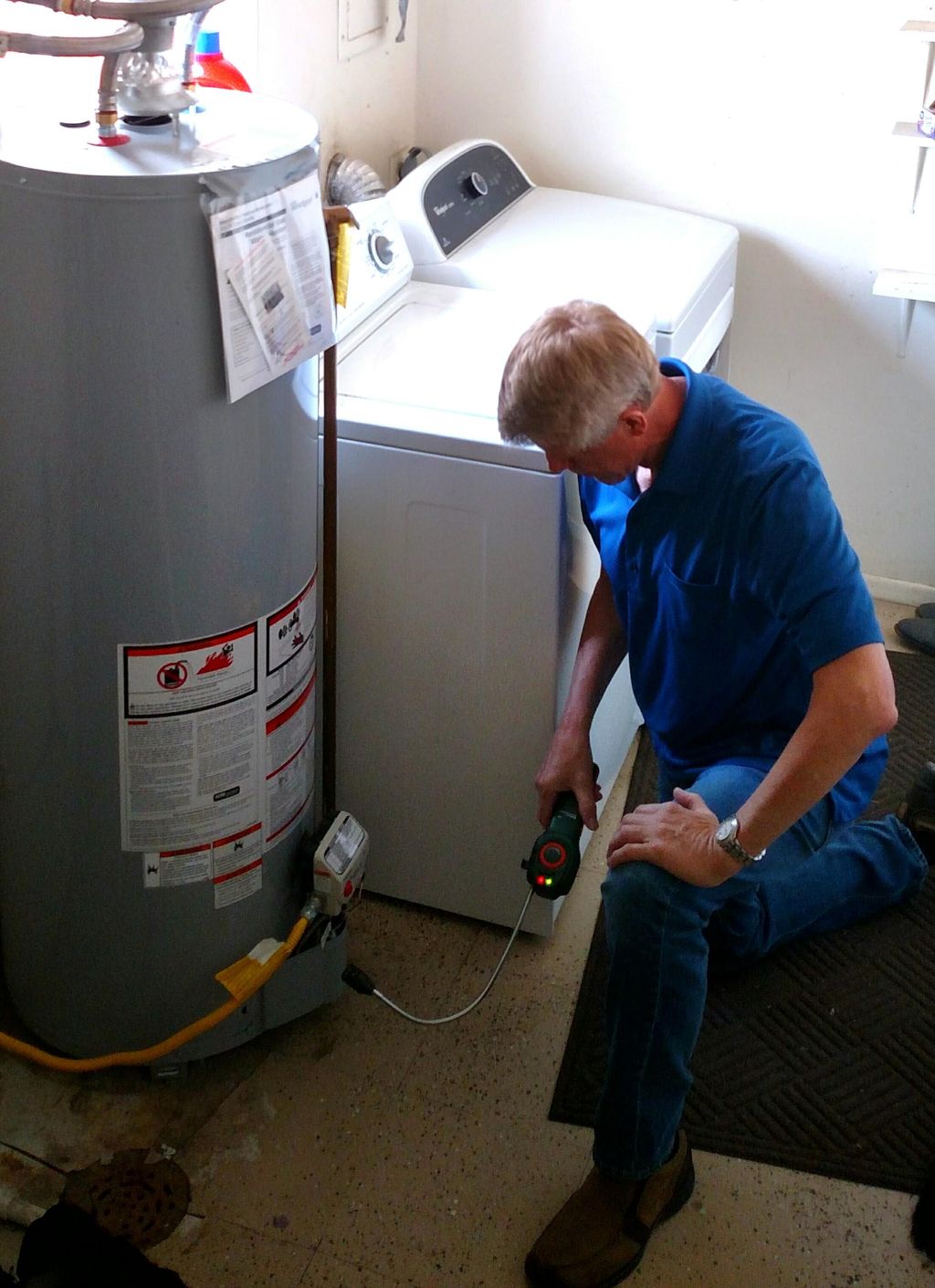 Detecting a gas leak
