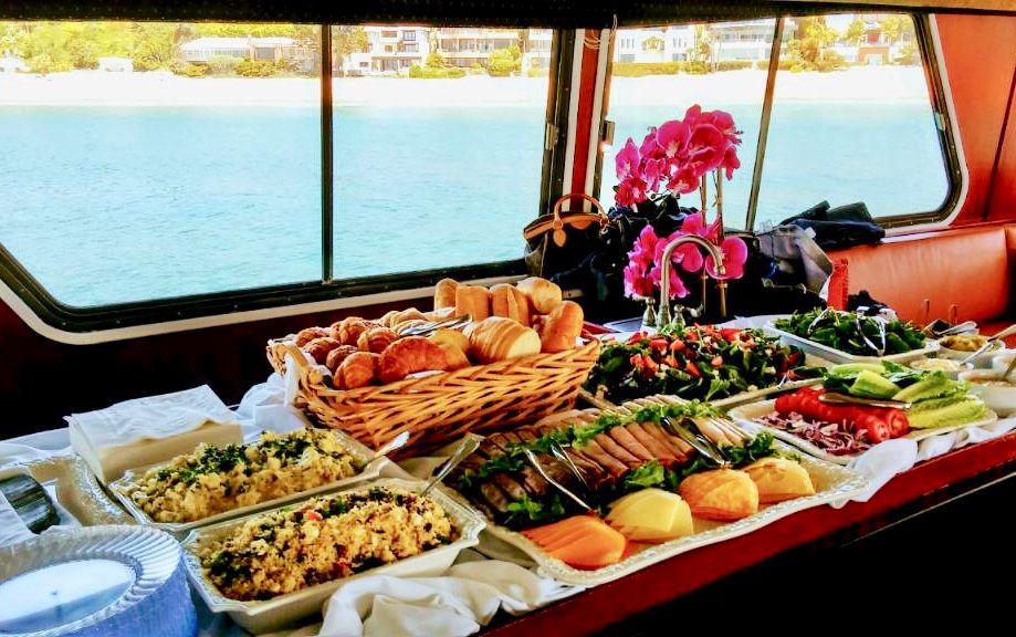 A Yacht Buffet / Belle Fete Catering / Los Angeles