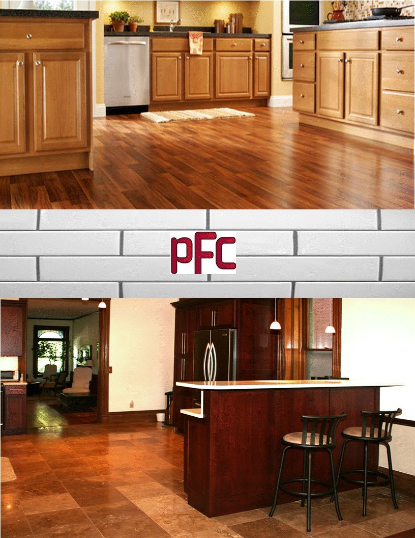 Hardwood surfaces really add that rich classic loo