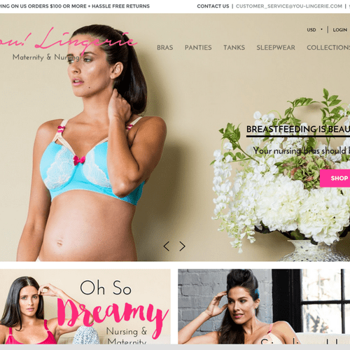 You Lingerie- Ecommerce Site