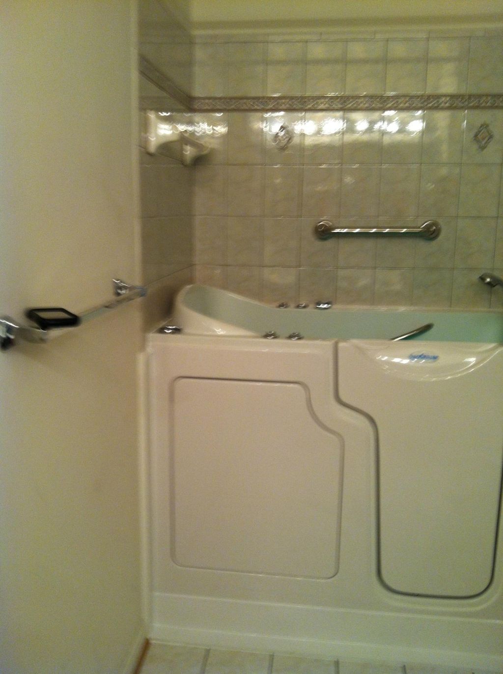 Walk-in tub install