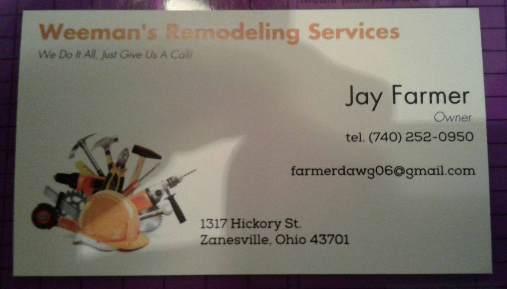 weeman's remodeling services