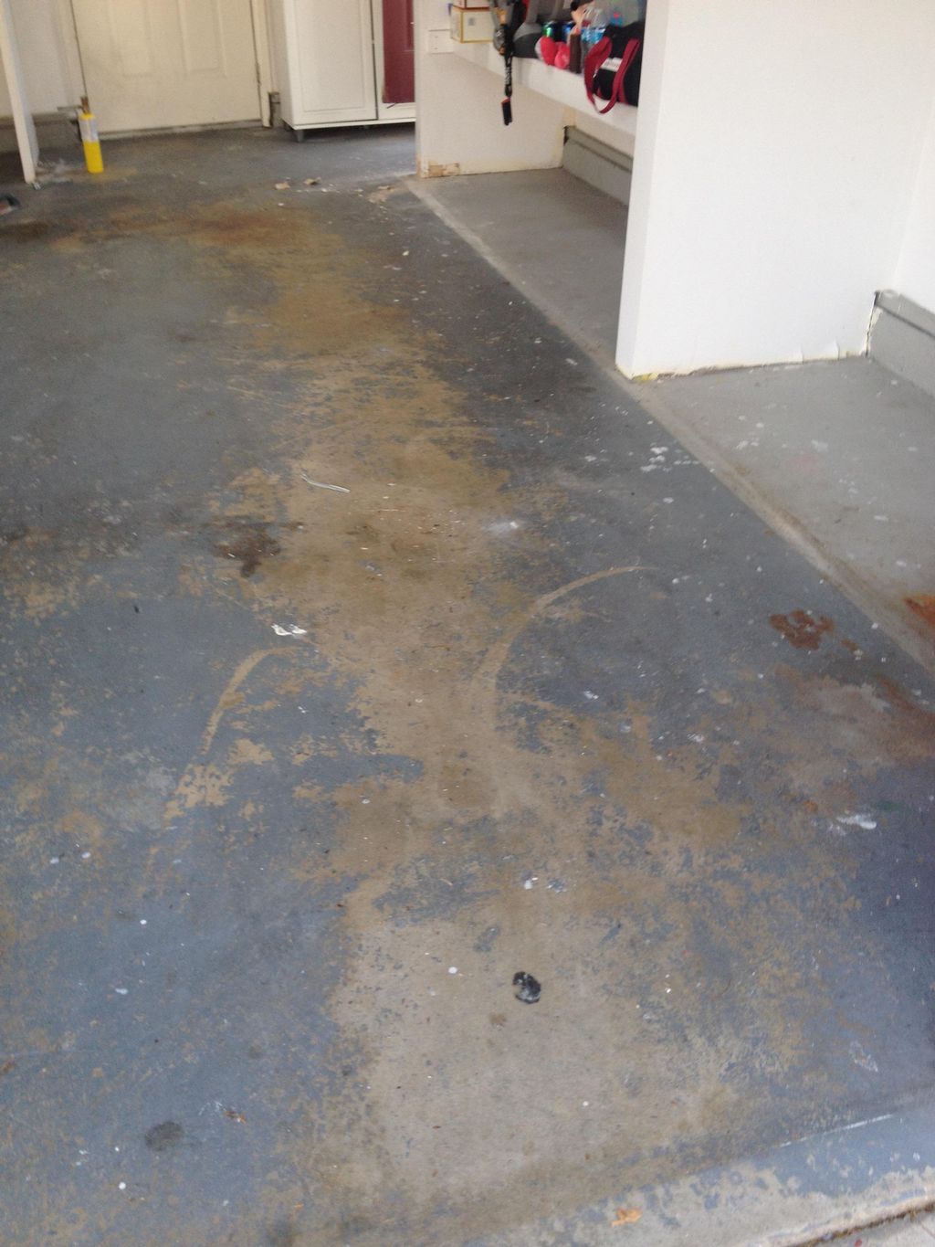 Before garage floor 