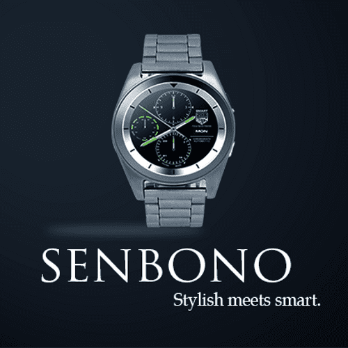 Senbono smart watch ad design