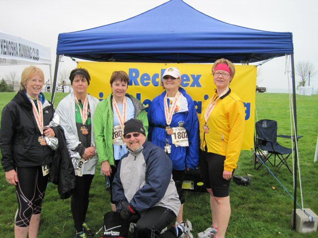 Wisconsin Half Marathon Training Group after the r
