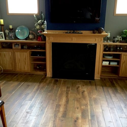 Wood-look laminate flooring in Rosemount