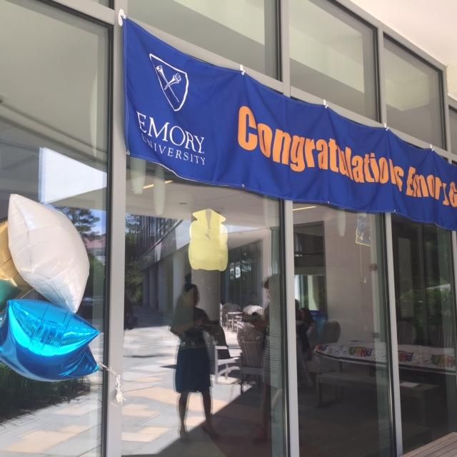2016 Emory University Graduation Reception Setup &