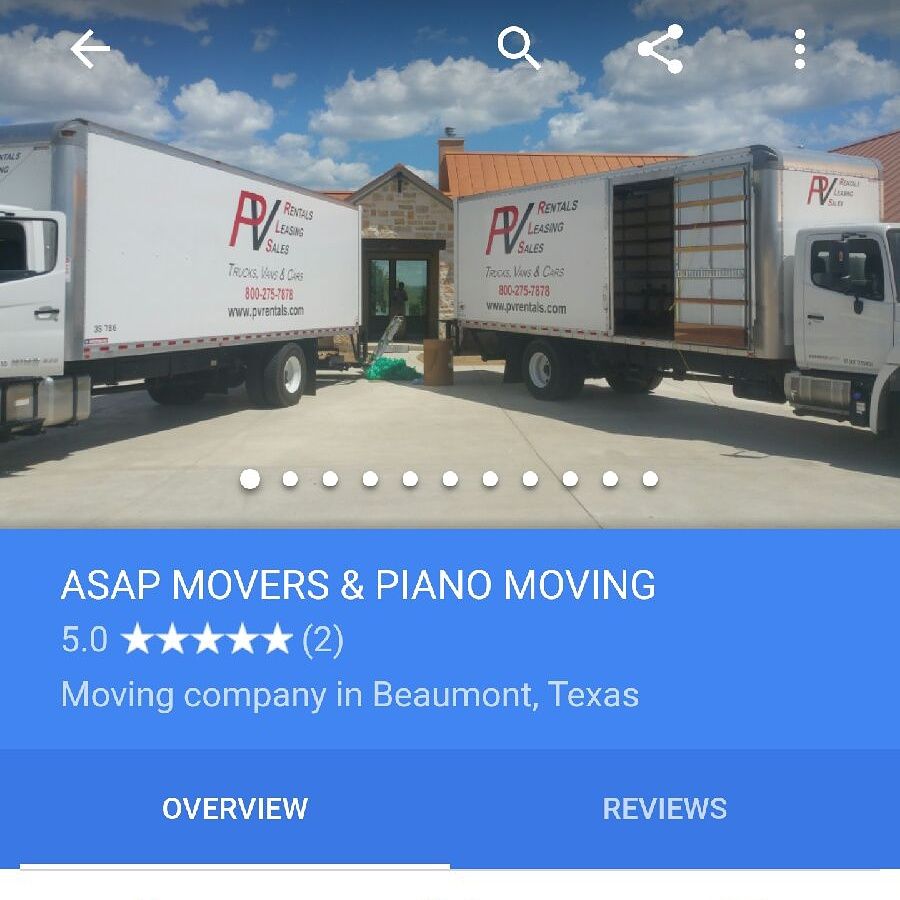 Asap movers & Piano moving