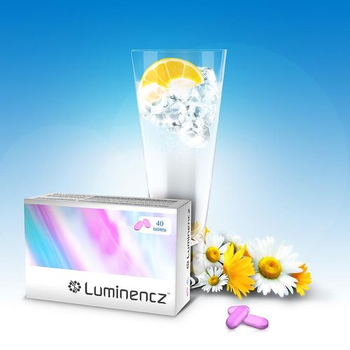 An element from Luminenz website & package design 