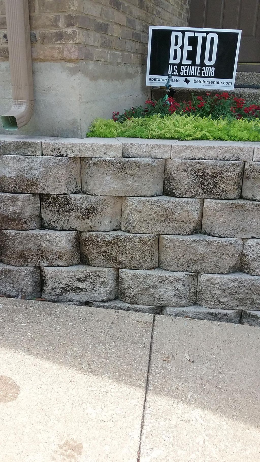 Before we power washed! Lots of build up!!