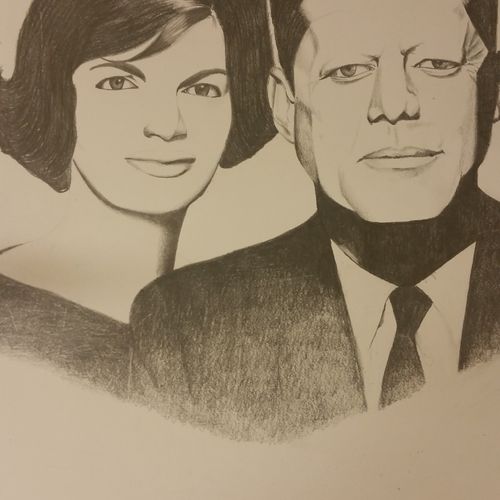 Portrait The Kennedys pencil
