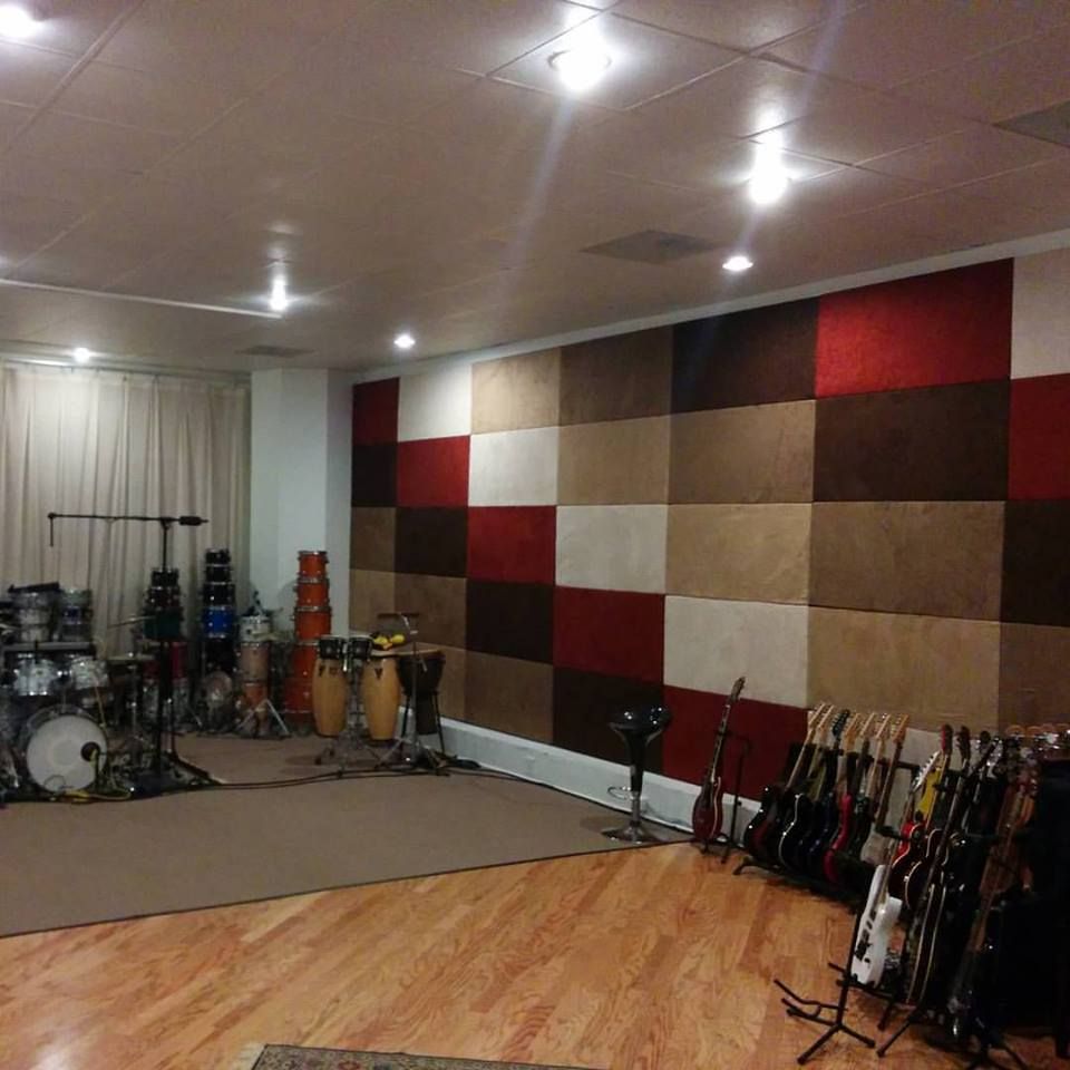 New wall treatment to the "A Room"